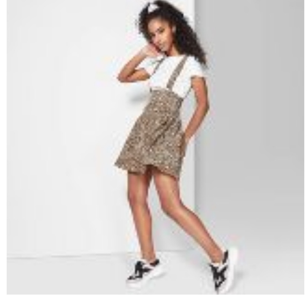 Leopard Sleeveless Skater Dress